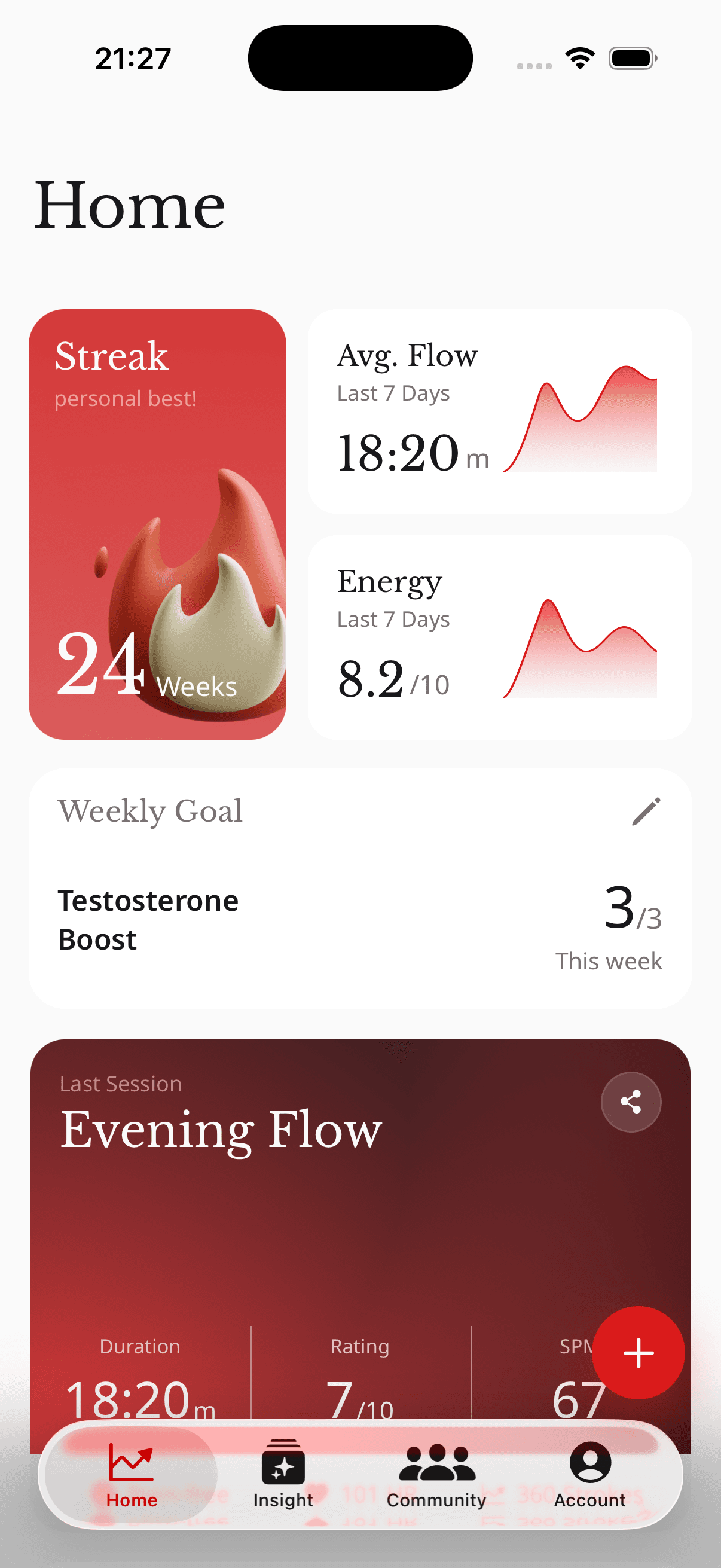 GooNova App Home Screen